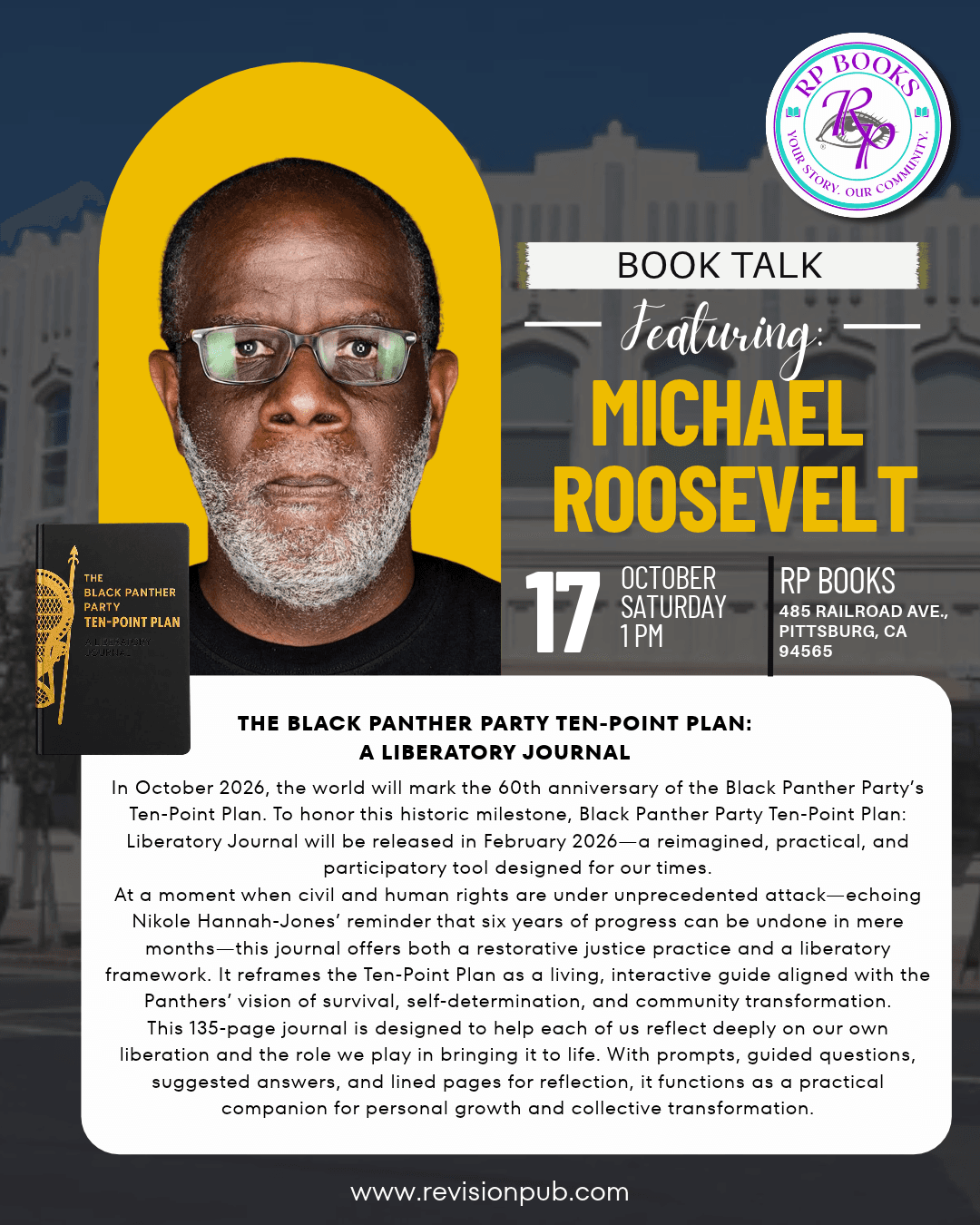 Charla con el autor Michael Roosevelt