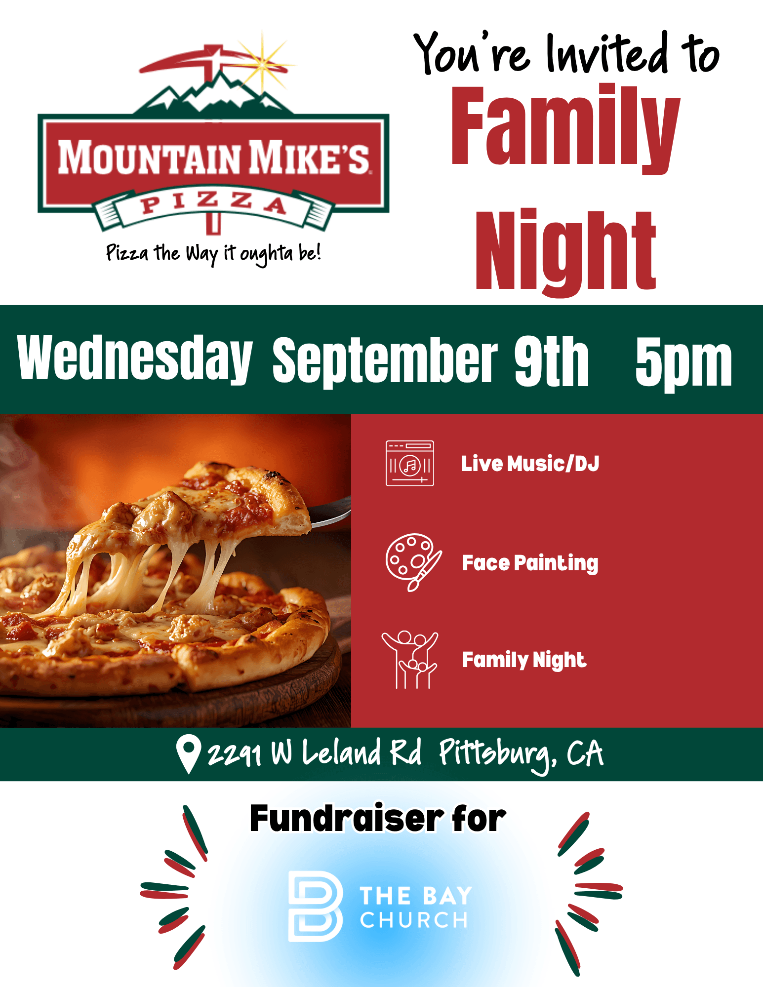 Mountain Mike's Pizza - San Marco Family Night