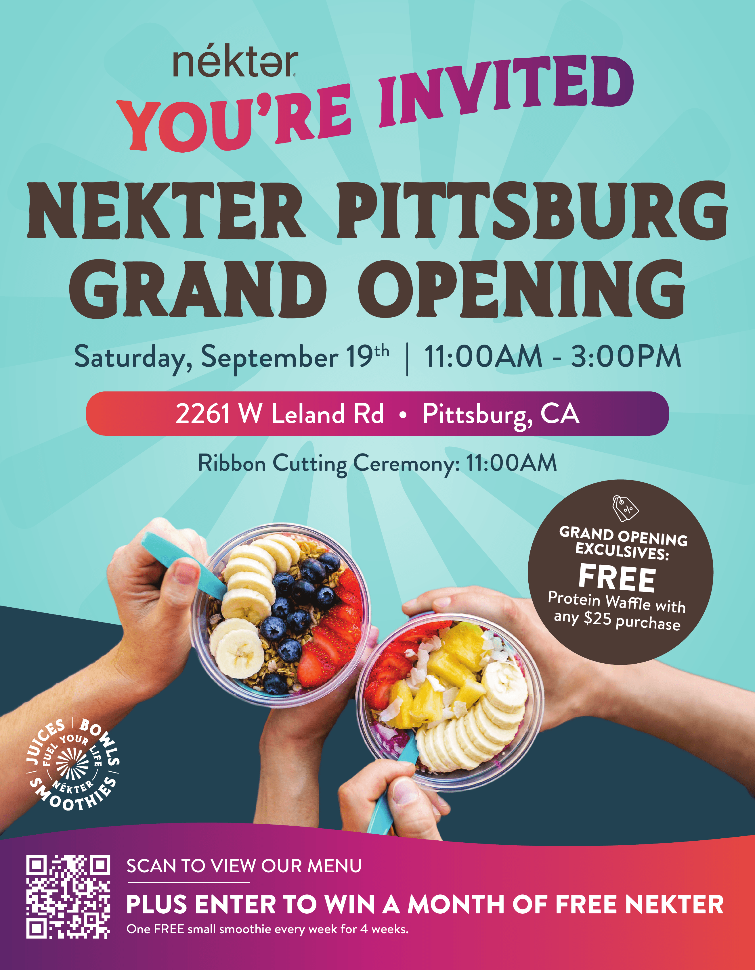 Nekter Pittsburg Grand Opening